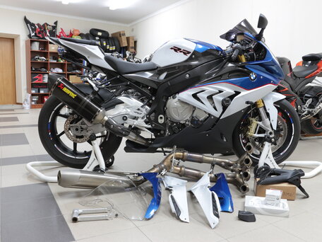 2015 BMW S 1000 RR, синий, 2500000 рублей, вид 4