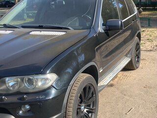 2005 BMW X5 4.4i I (E53) Рестайлинг, чёрный, 1600000 рублей, вид 1