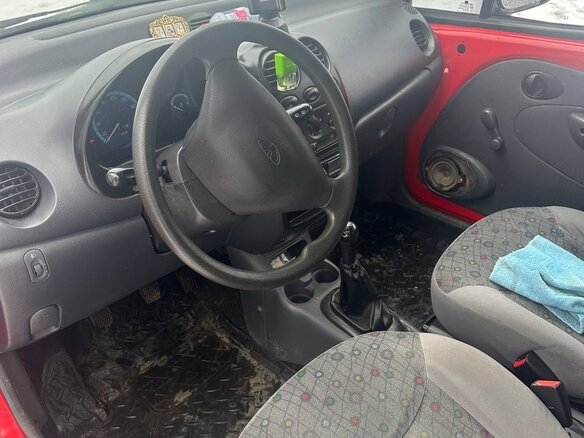 2007 Daewoo Matiz I Рестайлинг, красный, 170000 рублей - вид 6