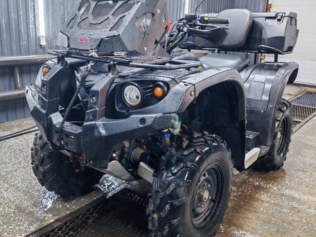 2019 Stels ATV-500YS Leopard, чёрный, 470000 рублей, вид 1