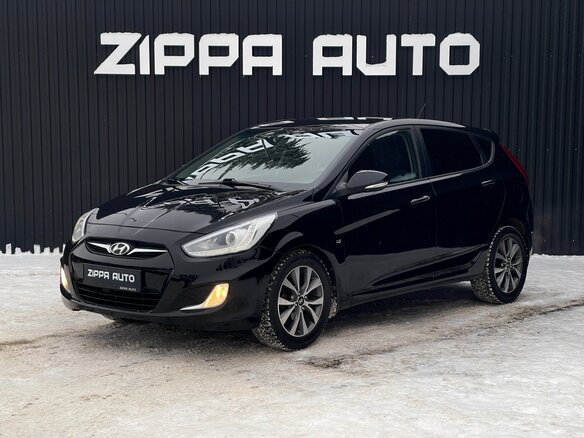2013 Hyundai Solaris I, чёрный