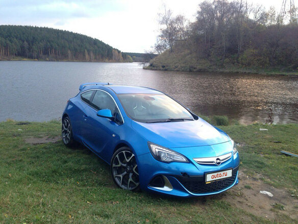 2012 Opel Astra OPC J, синий - вид 1