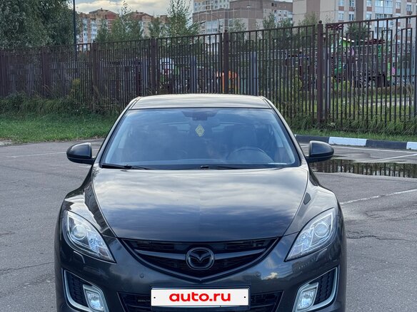 2008 Mazda 6 II (GH), чёрный - вид 1