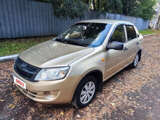 2013 Lada (ВАЗ) Granta I, серебристый, 450000 рублей, вид 3