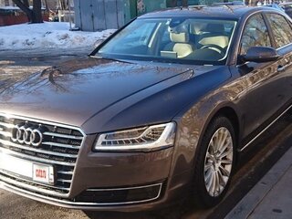 2016 Audi A8 Long III (D4) Рестайлинг, коричневый, 4200000 рублей, вид 1