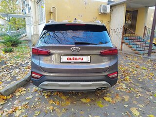 2019 Hyundai Santa Fe IV, серый, 3200000 рублей, вид 4