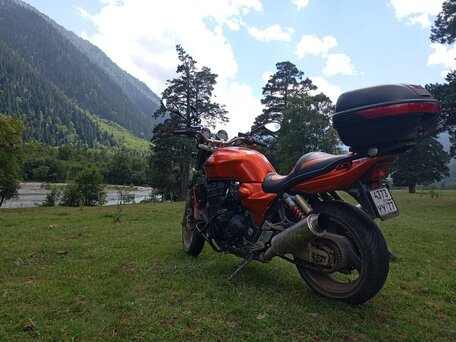 1998 Honda CB 1300, оранжевый, 249000 рублей, вид 3
