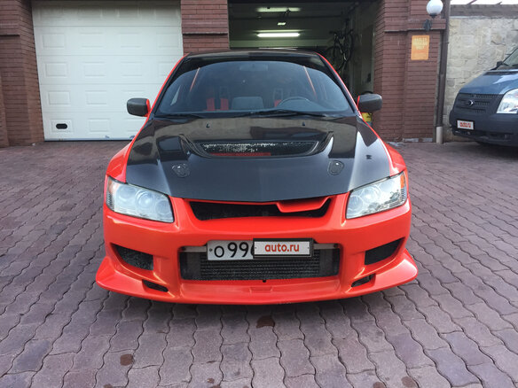 2003 Mitsubishi Lancer Evolution 5-speed VIII, красный - вид 2