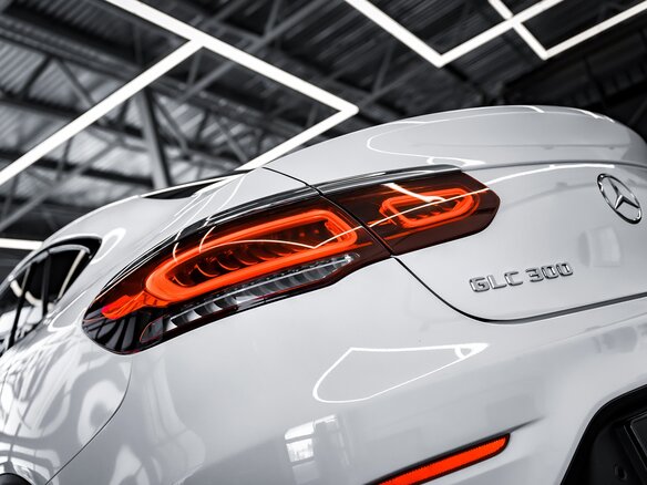 2019 Mercedes-Benz GLC Coupe 300 I (C253) Рестайлинг, белый - вид 34