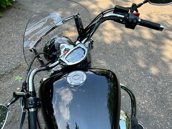 2008 Yamaha XVS1300, чёрный, 950000 рублей - вид 7