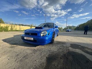 2002 Subaru Impreza WRX STi II, синий, 1600000 рублей, вид 3
