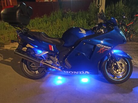 2002 Honda CBR 1100 XX, синий, 550000 рублей, вид 1