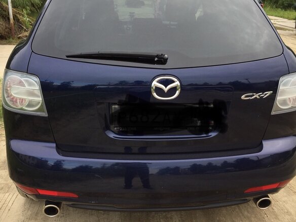 2011 Mazda CX-7 I Рестайлинг, синий, 1050000 рублей - вид 15