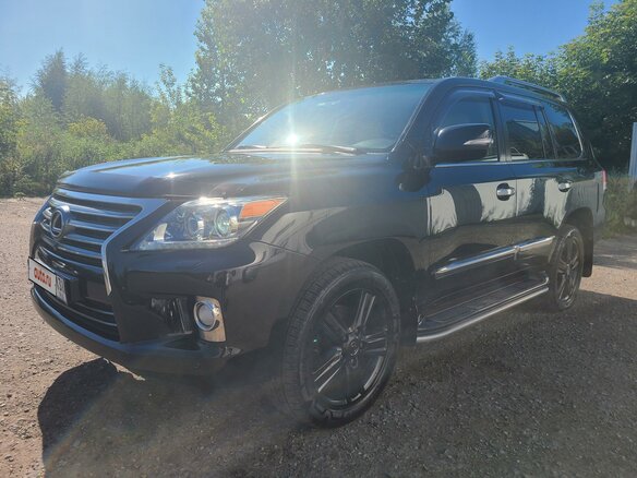 2012 Lexus LX 570 III Рестайлинг, чёрный, 4600000 рублей - вид 11