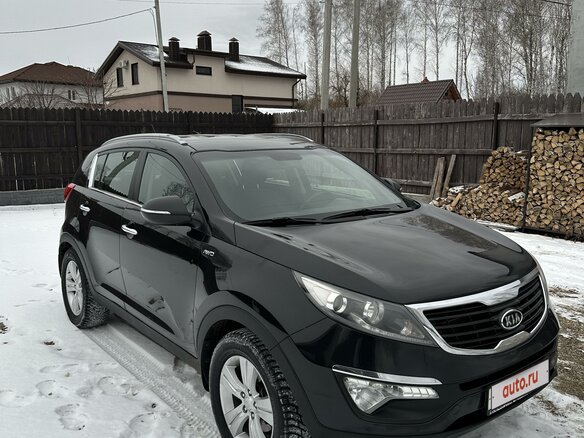 2012 Kia Sportage III, чёрный, 1500000 рублей - вид 2