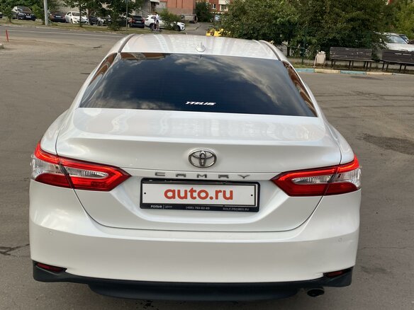 2018 Toyota Camry VIII (XV70), белый, 2500000 рублей - вид 7