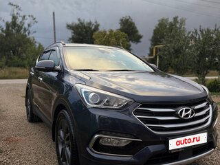 2016 Hyundai Santa Fe III Рестайлинг, синий, 2250000 рублей, вид 4