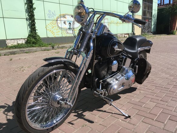 1997 Harley-Davidson Springer Softail, чёрный - вид 3