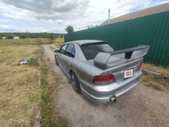 2002 Mitsubishi Galant VIII Рестайлинг, серый - вид 5