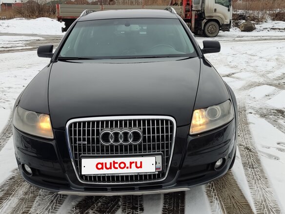 2007 Audi A6 allroad II (C6), чёрный, 1300000 рублей