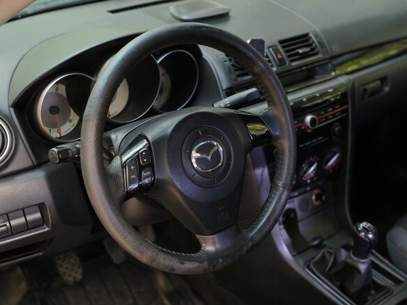 2008 Mazda 3 I (BK) Рестайлинг, чёрный - вид 7