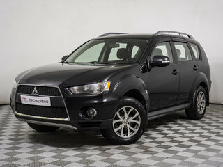 2010 Mitsubishi Outlander II Рестайлинг, чёрный, 899000 рублей, вид 1