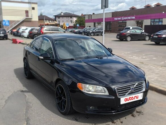 2008 Volvo S80 II, чёрный