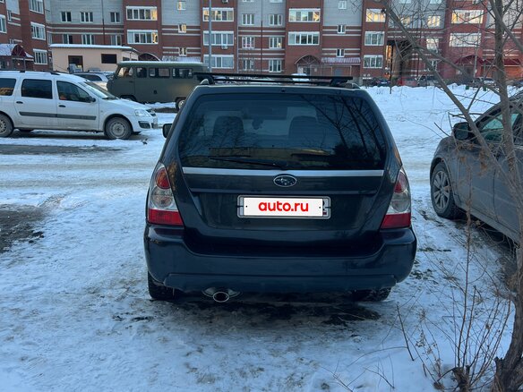 2007 Subaru Forester II Рестайлинг, чёрный, 840000 рублей - вид 1