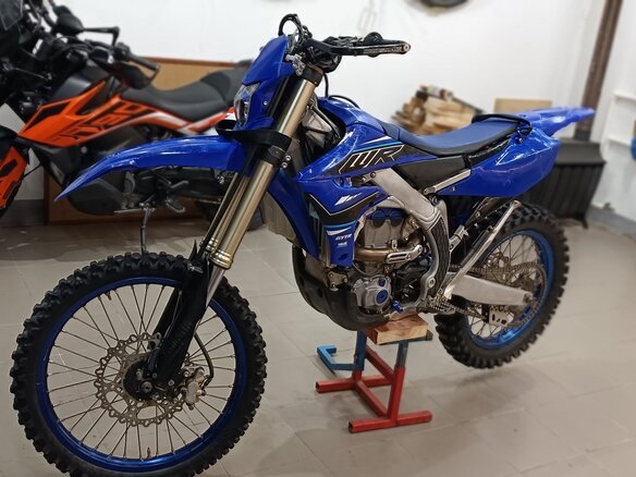 2021 Yamaha WR250F, синий - вид 9