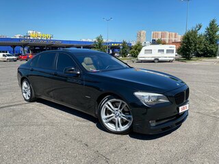 2008 BMW 7 серии Long 750Li V (F01/F02/F04), чёрный, 1600000 рублей, вид 3