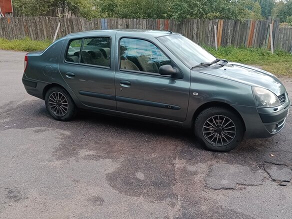 2005 Renault Symbol I Рестайлинг, серый - вид 3