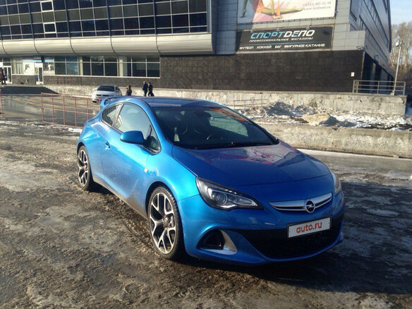 2012 Opel Astra OPC J, голубой