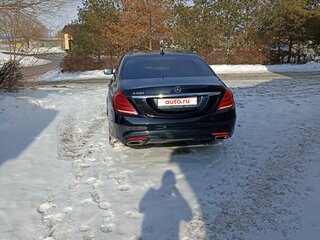 2015 Mercedes-Benz S-Класс 500 Long VI (W222, C217), чёрный, 4300000 рублей, вид 3