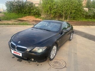 2006 BMW 6 серии 630i II (E63/E64), чёрный, 1500000 рублей, вид 1