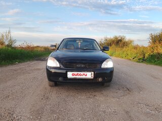 2008 Lada (ВАЗ) Priora I, чёрный, 195000 рублей, вид 4