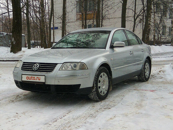 2004 Volkswagen Passat B5 Рестайлинг, серебристый - вид 1