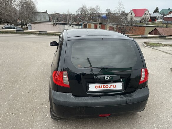 2008 Hyundai Getz I Рестайлинг, чёрный, 310000 рублей - вид 4