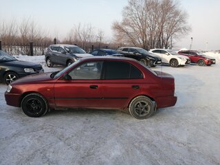 2004 Hyundai Accent ТагАЗ II, красный, 275000 рублей, вид 2