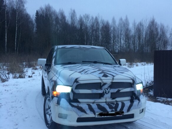 2011 Dodge RAM IV (DS/DJ), белый - вид 1