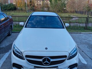 2019 Mercedes-Benz C-Класс 180 IV (W205) Рестайлинг, белый, 3000000 рублей, вид 2