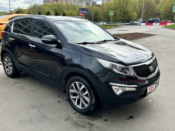 2015 Kia Sportage III Рестайлинг, чёрный, 1800000 рублей - вид 5