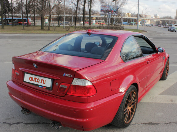 2003 BMW M3 III (E46), красный - вид 1