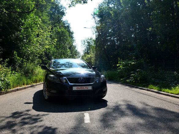 2008 Lexus GS 450h III Рестайлинг, чёрный - вид 2
