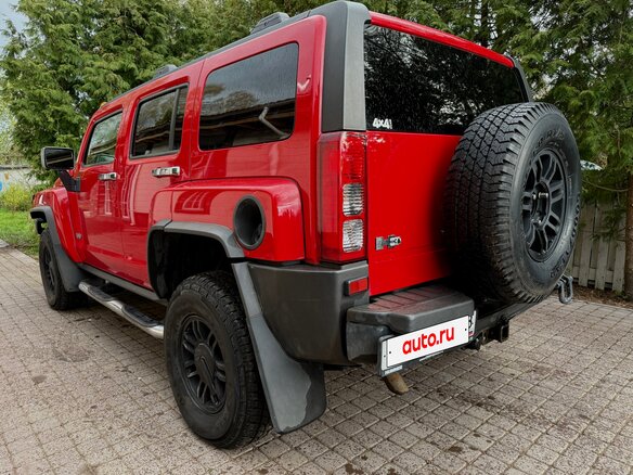 2008 Hummer H3, красный, 1930000 рублей