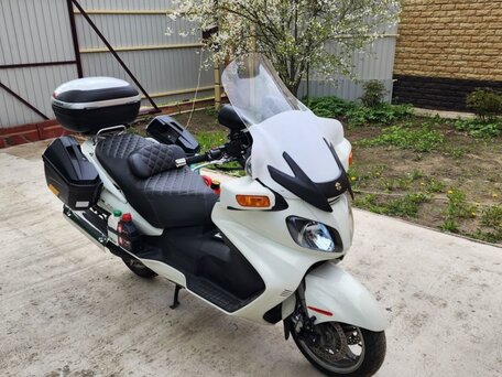 2012 Suzuki Burgman (SkyWave) 650, белый, 550000 рублей, вид 2