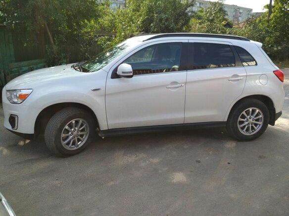 2014 Mitsubishi ASX I Рестайлинг, белый - вид 3