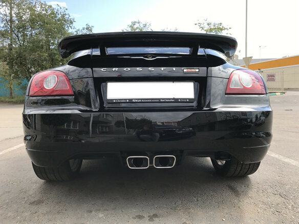 2004 Chrysler Crossfire, чёрный - вид 6