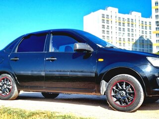 2015 Lada (ВАЗ) Granta I, чёрный, 380000 рублей, вид 5