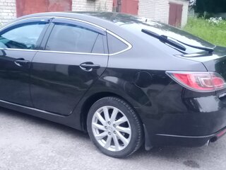 2008 Mazda 6 II (GH), чёрный, 850000 рублей, вид 4