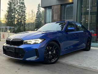 2022 BMW 3 серии 330i VII (G2x) Рестайлинг, синий, 3999999 рублей, вид 2